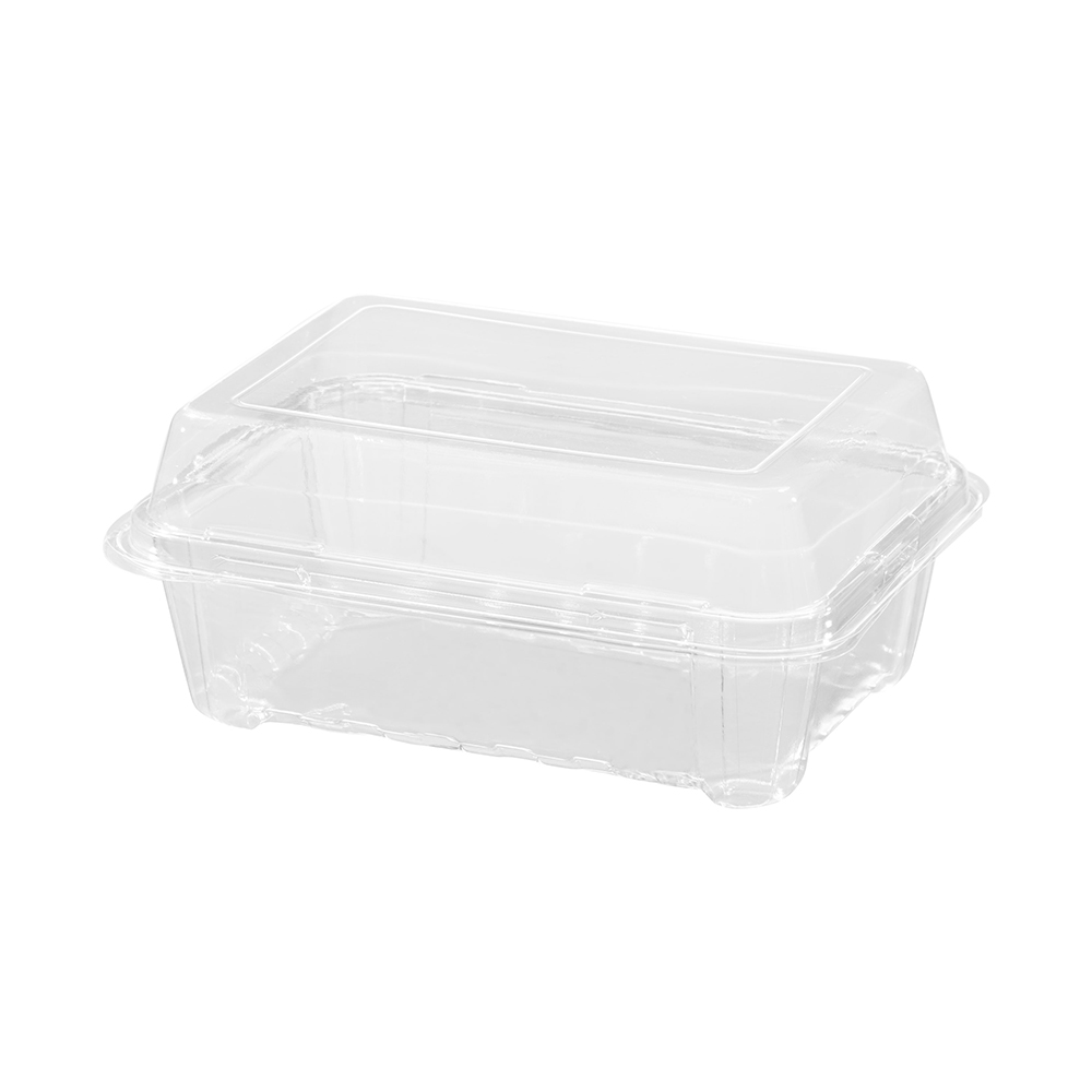 Caja transparente desechable para frutas y verduras